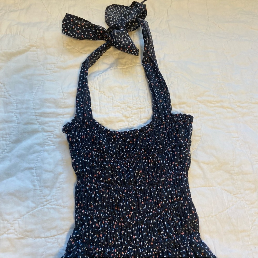 Vintage handmade smocked top jumpsuit - Picture 4 of 9